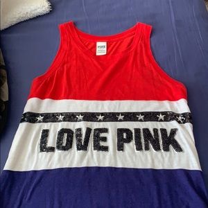 Pink tank top